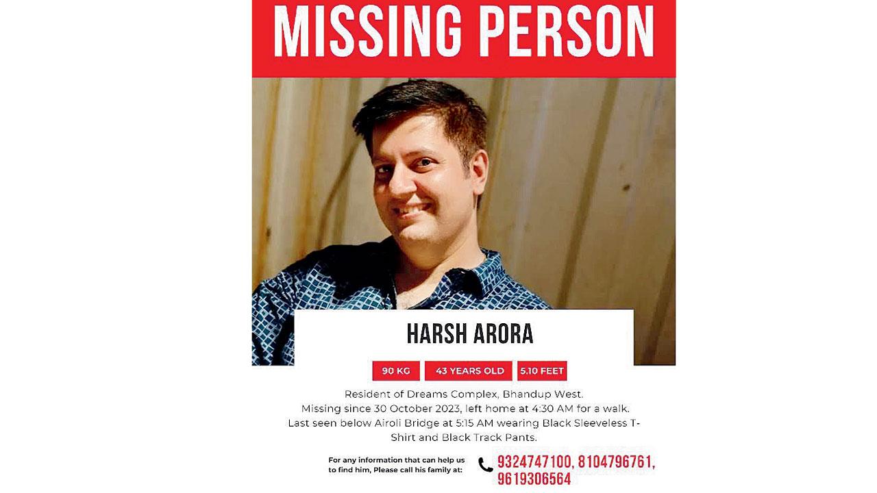 The missing person poster