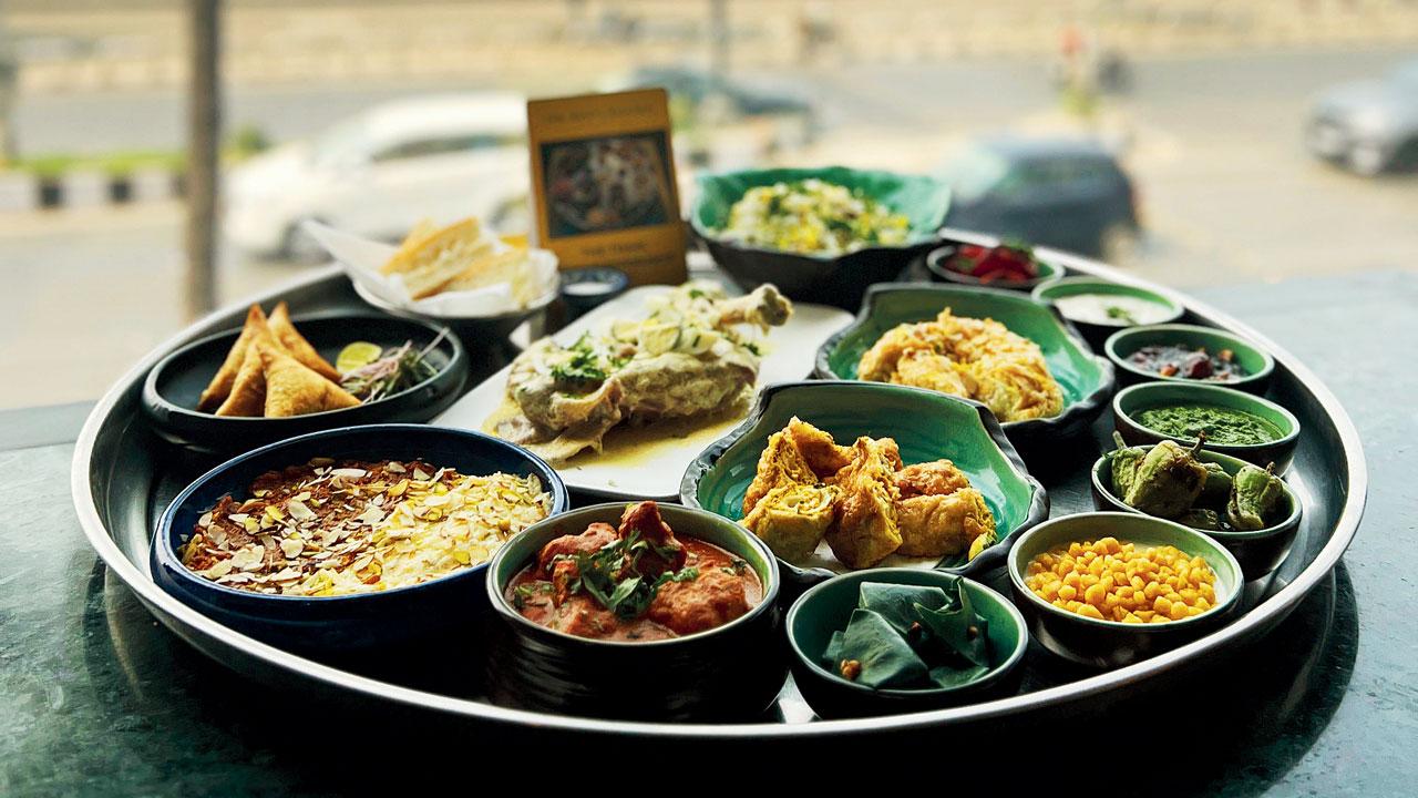 The thaal placed at the venue 