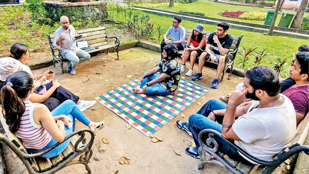 Participants at a previous meet-up