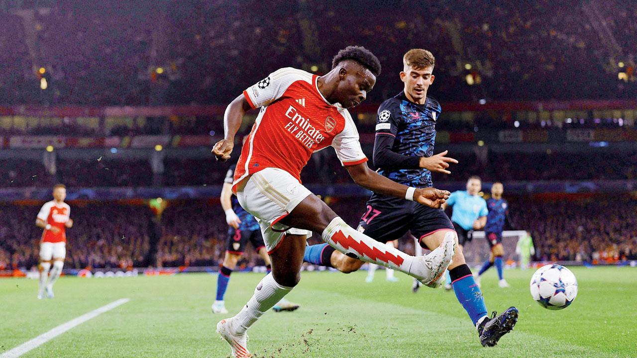  Young gun Saka sparkles in Arsenal’s triumph