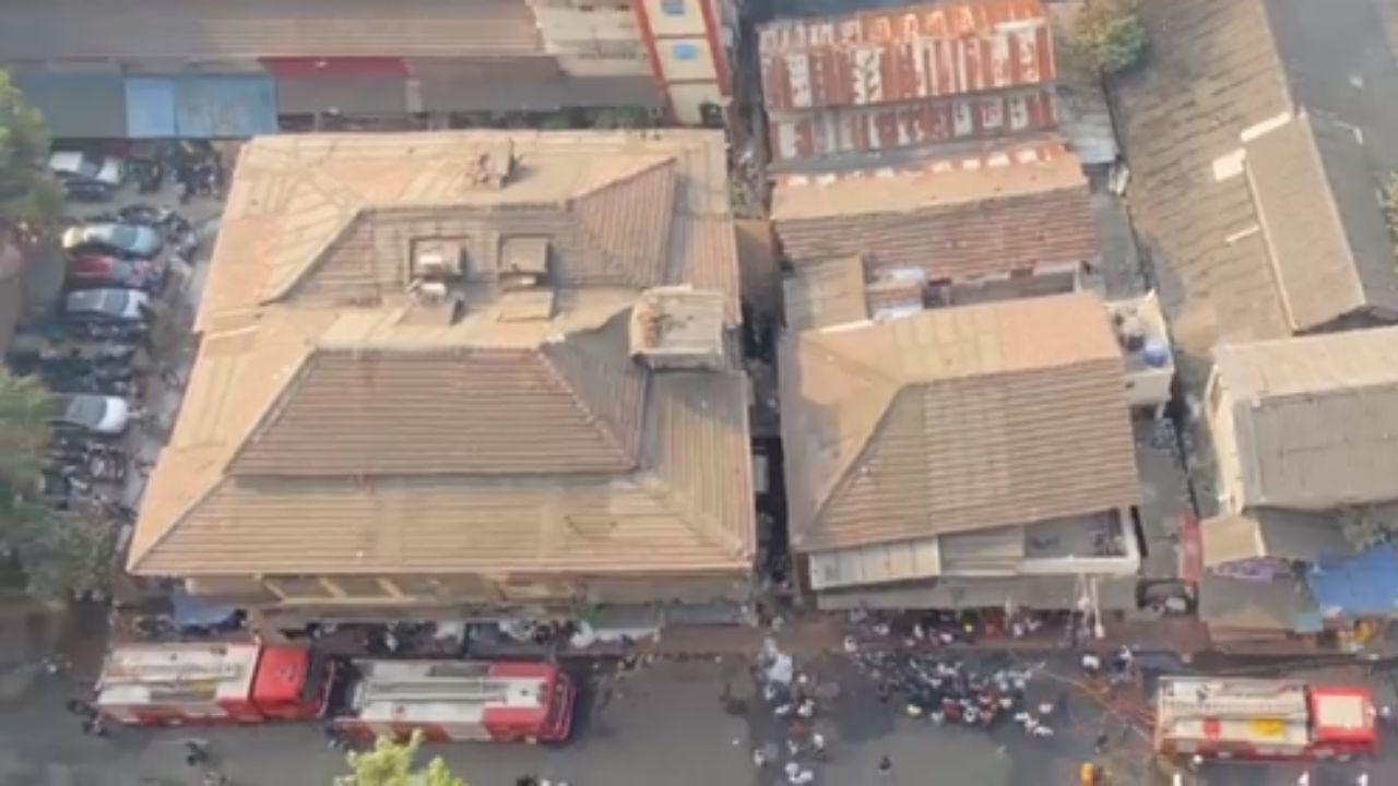After being alerted about the blaze, the MFB authorities sent fire engines to the spot to douse the fire.