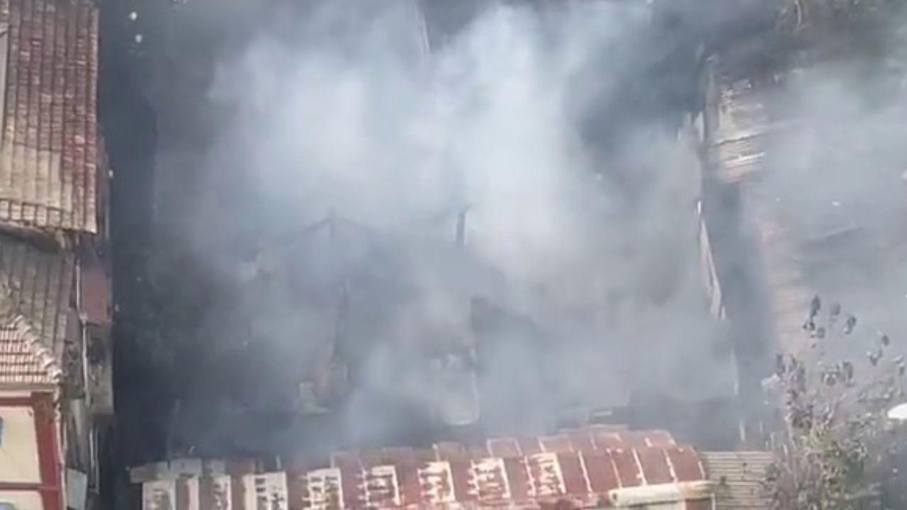 MFB had said that the fire that broke out in Gr+1 and Gr+2 structure was a level 2 blaze. 