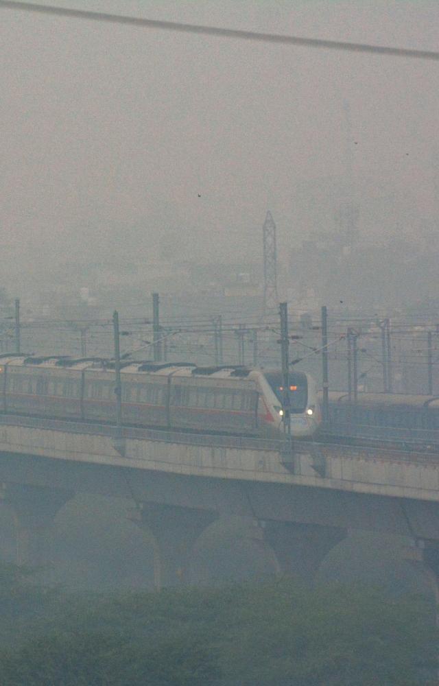 The concentration of poisonous PM2.5 was still over 80 times the healthy limit prescribed by the World Health Organization