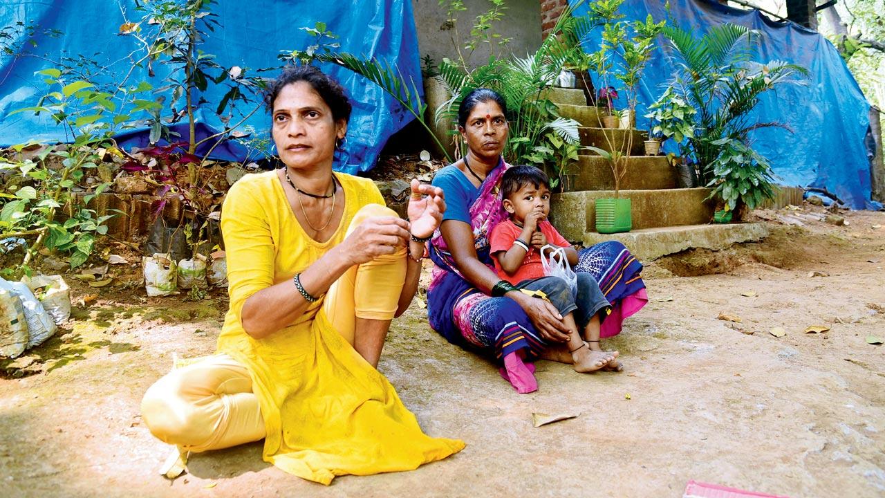 The Warlis’ lives and festivals are so interconnected to the forest that any environmental change has dire consequences, say farmers Vanita Thakre and Jaya Davde. Pic/Nimesh Dave