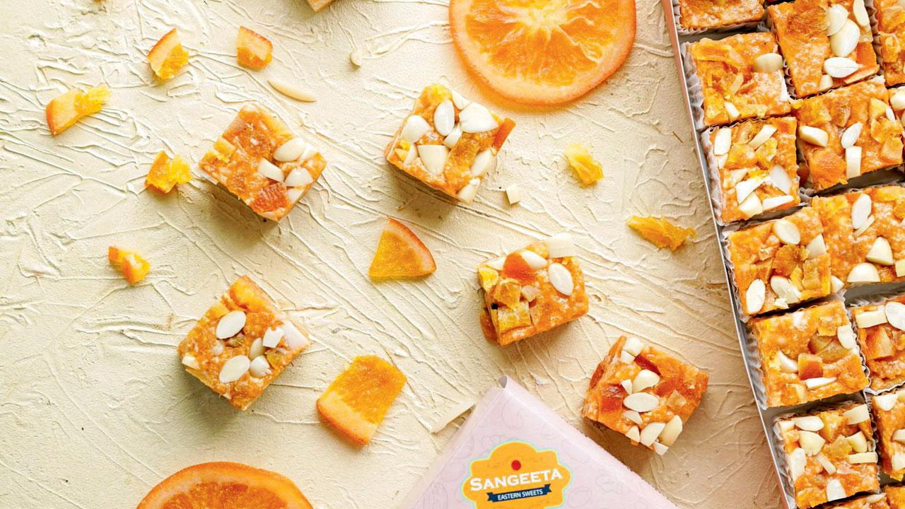 Dried Orange squares