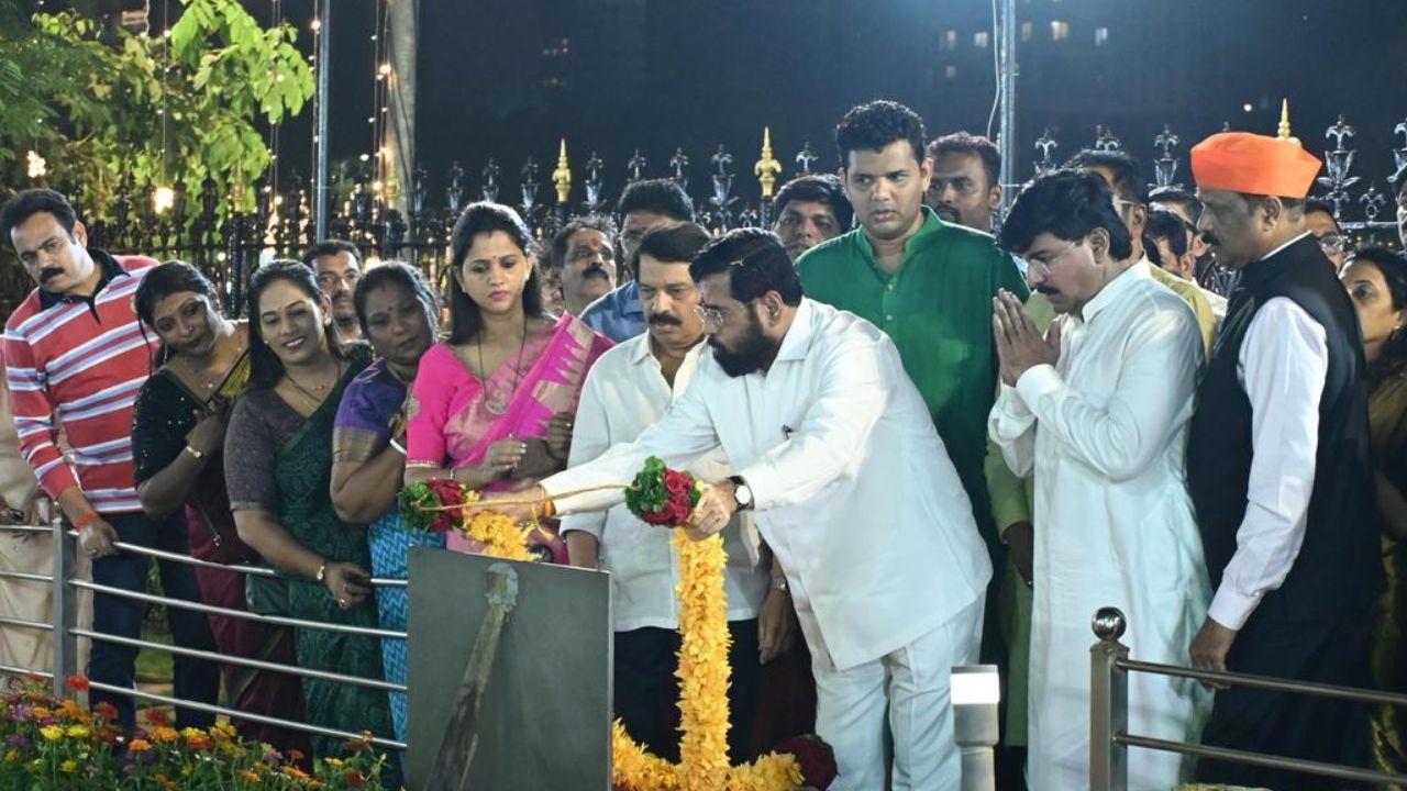 Expressing concern for public order, Shinde opted to pay respects a day earlier to preempt any potential disruptions, condemning attempts to disrupt peace.