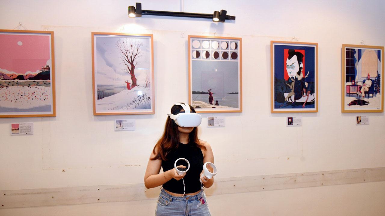 Experience a perfect blend of visual arts and technology at this art show