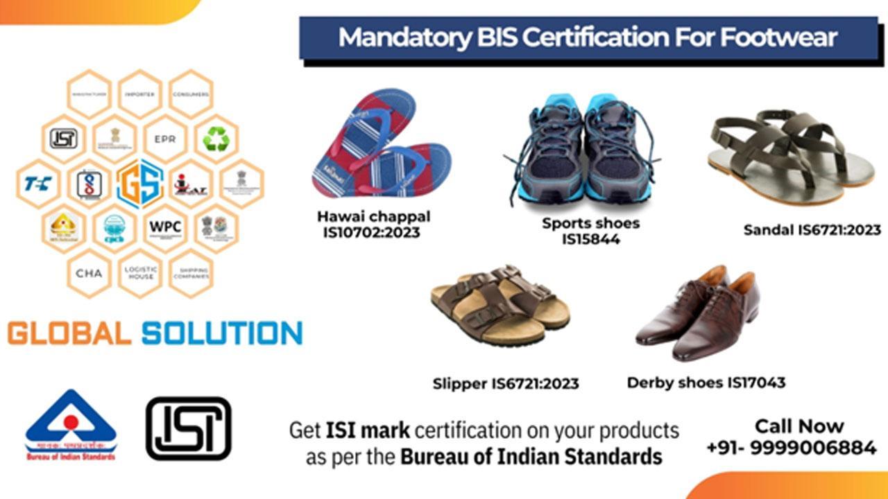BIS Certification for footwear Manufacture and Importer | Procedure