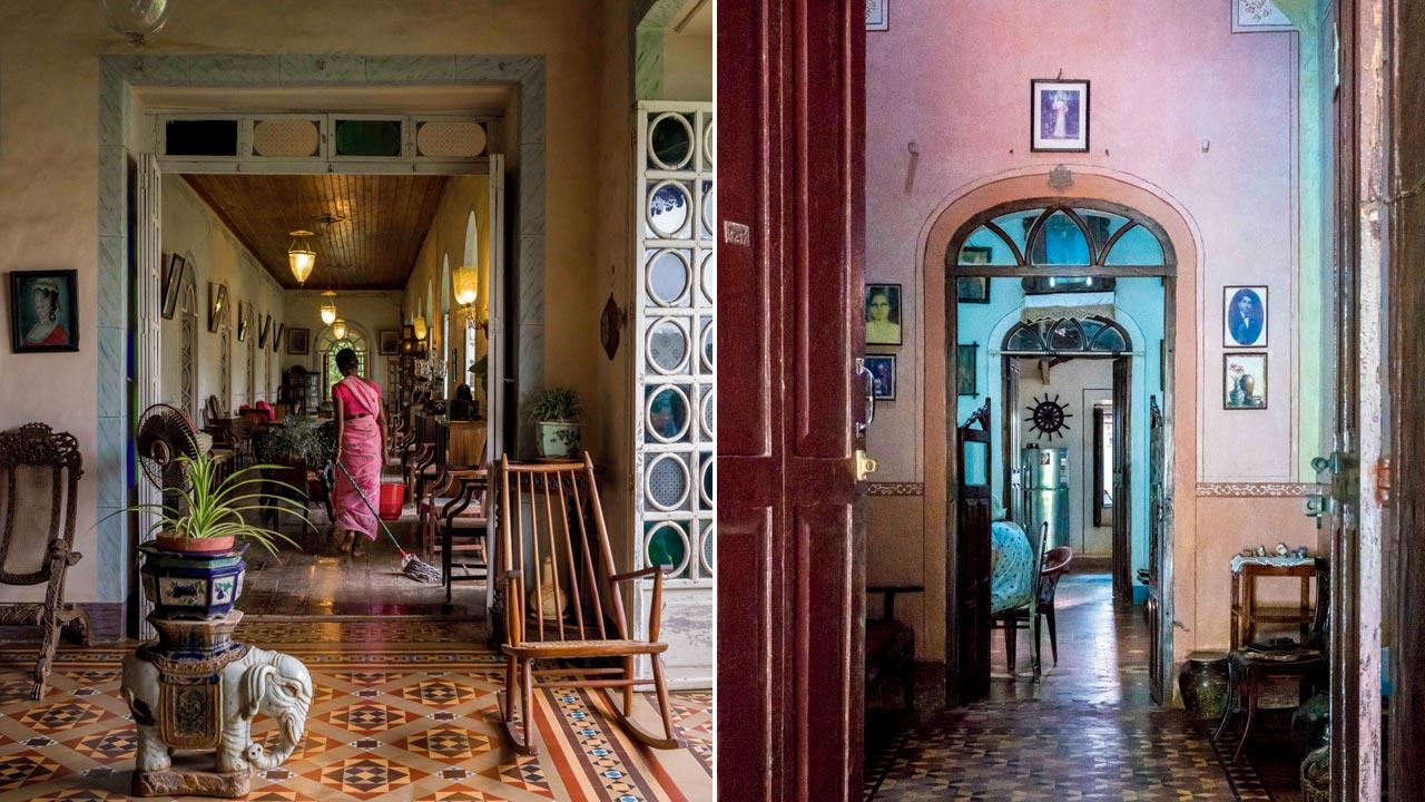 Peppered amongst Goa’s villages are the Goan homes with their unique architectural language, forming an intrinsic part of the landscape; (right) The centuries-old Goan homes are not only ancient monuments or grand structures in stone and wood.  They are the current homes of their occupants and continue to function as the stage on which the rituals of daily life play out 