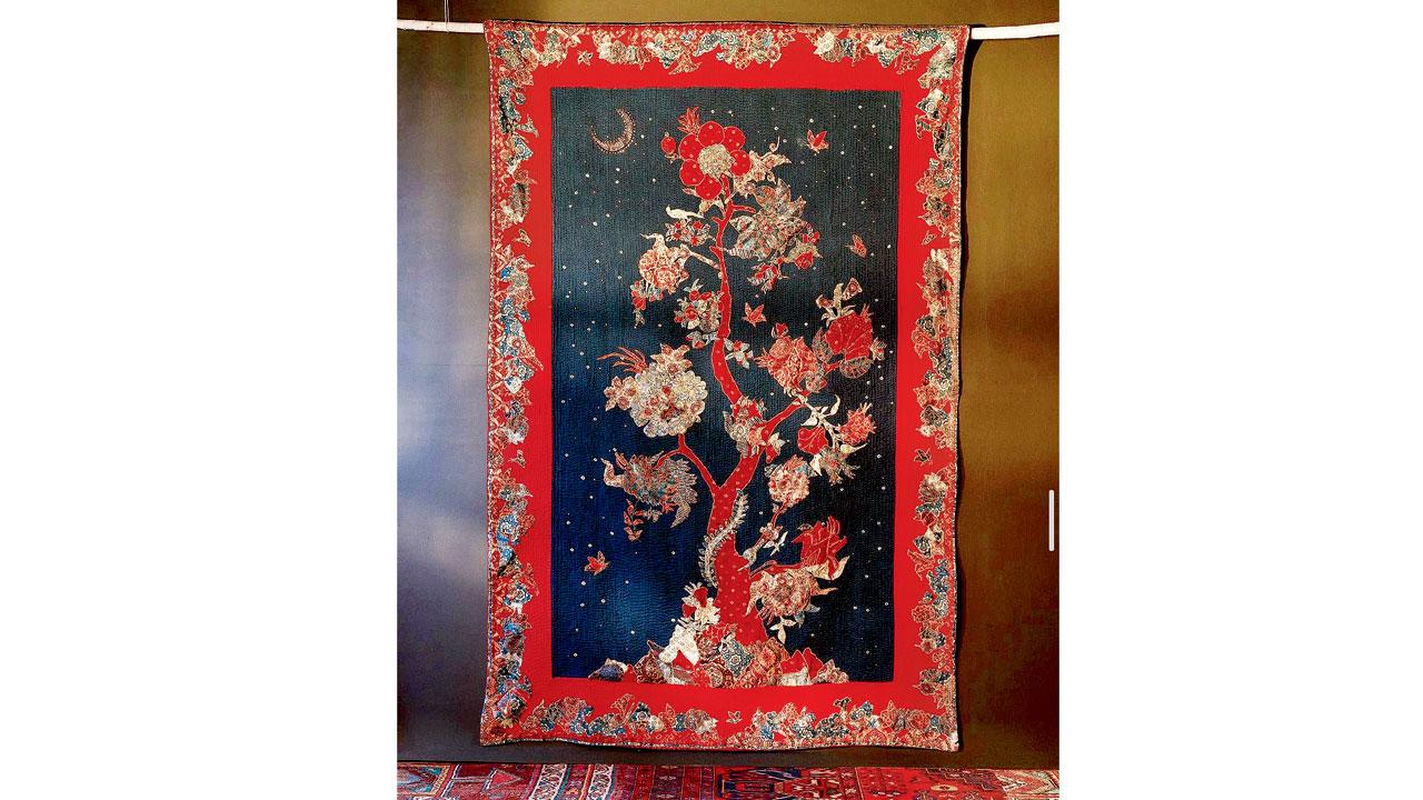 Ajrakh applique by Good Earth