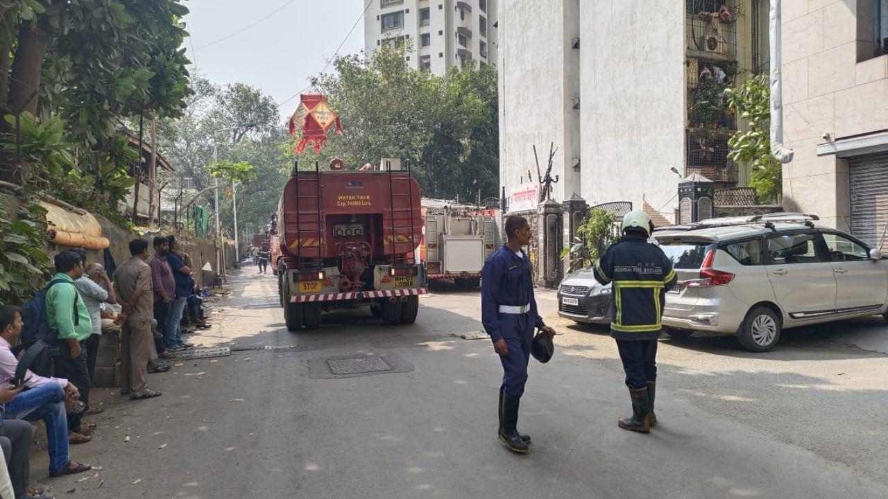The fire brigade stated that the level 2 fire was confined to electrical wiring and installations, furniture, doors, and household articles of apartments. 