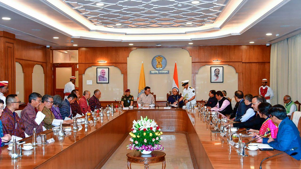 Prior to starting Maharashtra leg of his eight-day India visit, the Bhutanese King met Prime Minister Narendra Modi in Delhi.