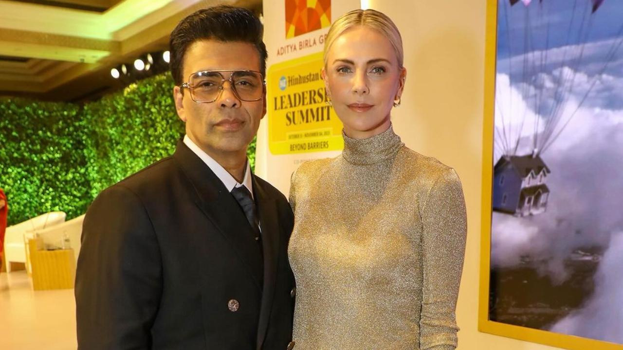 Karan Johar expresses his sadness after Charlize Theron shares love stories are 'off the table' for her