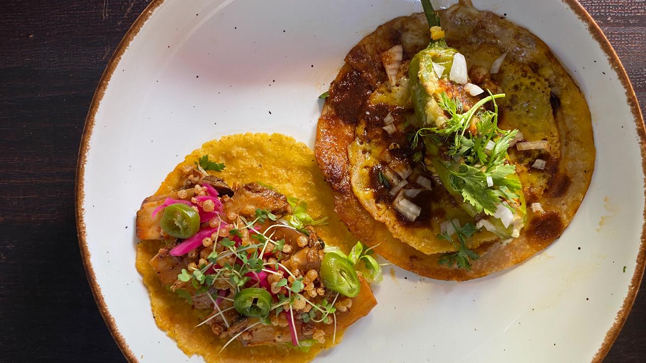 Chef Bhakti Mehta, the founder and chef behind The Little Food Co., has been making a wide variety of fillings for tacos. Some of those that stand out are the Bulgogi mushrooms and lamb with gochujang and rice crips, the Bhakri taco with thecha prawns (in photo), kachumber pico and black salt sour cream, and the togarashi tofu & avocado nori tostadas – giving diners the opportunity of not only exploring Mexican flavours but also Korean, Japanese and Maharashtrian flavours. 