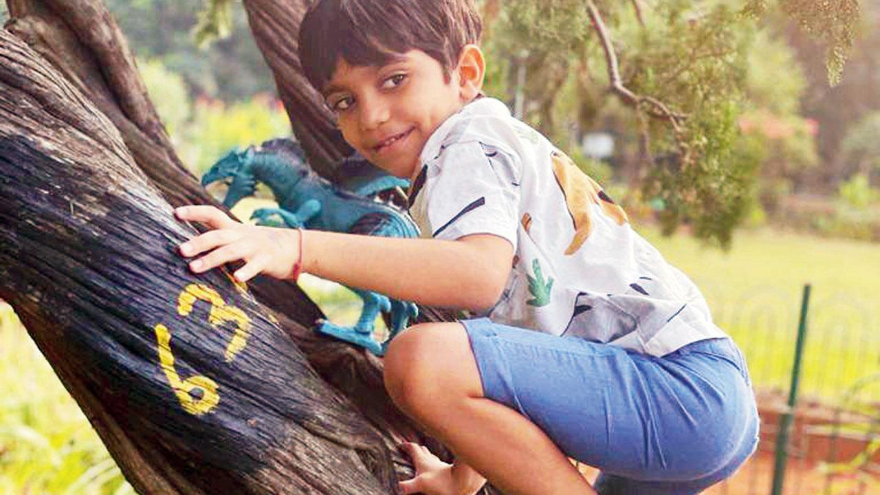 Ishay Dalal has made a poster for the cause with his dinosaur Drogo