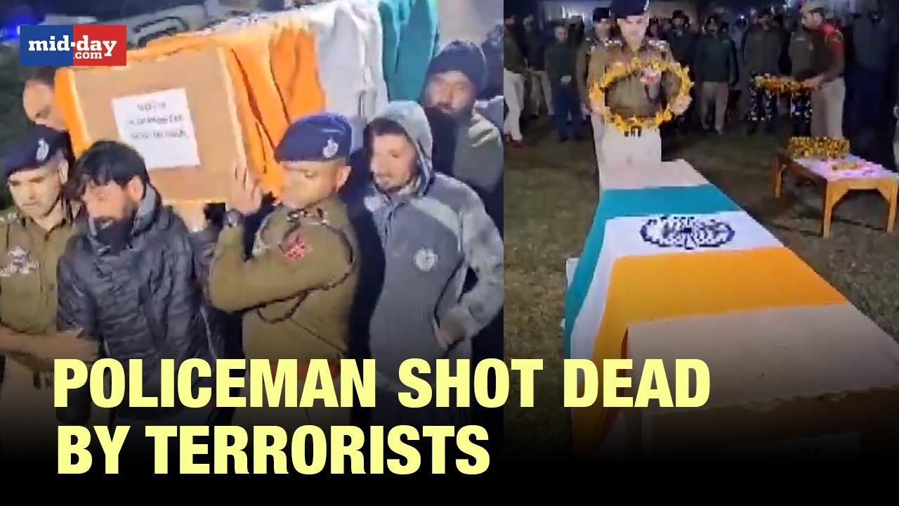 Jammu and Kashmir: Policeman Shot Dead By Terrorists Outside His House 