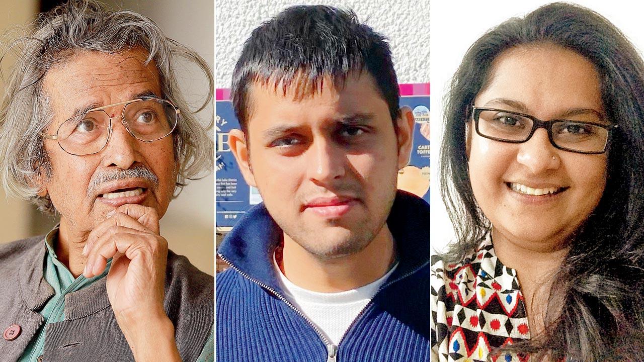 Jogen Chowdhury, Somak Mitra and Jesal Thacker