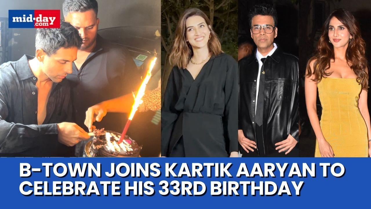 Inside Kartik Aaryan`s Birthday Bash Attended By Karan Johar, Kriti Sanon & Othe