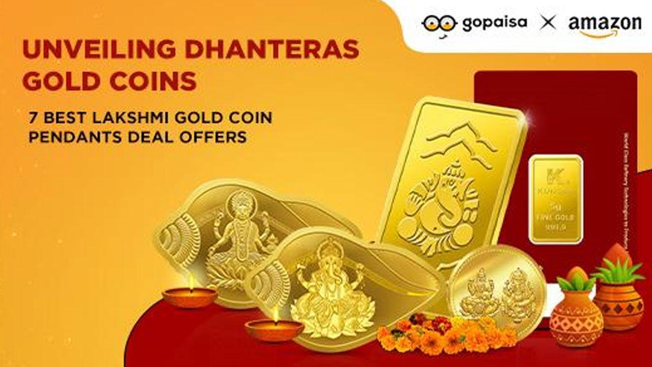 Unveiling Dhanteras Gold Coin Prices: 7 Best Lakshmi Gold Coins Pendants Deal 