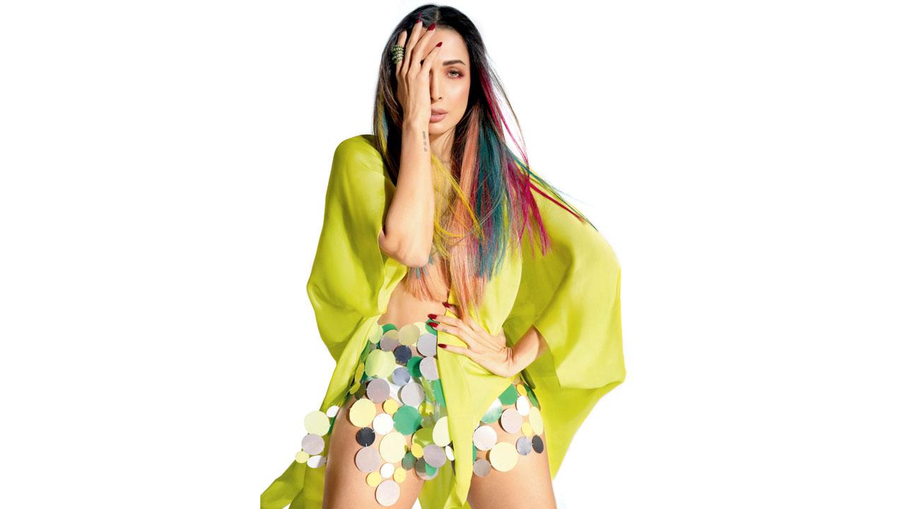 Malaika Arora in a piece from the collection