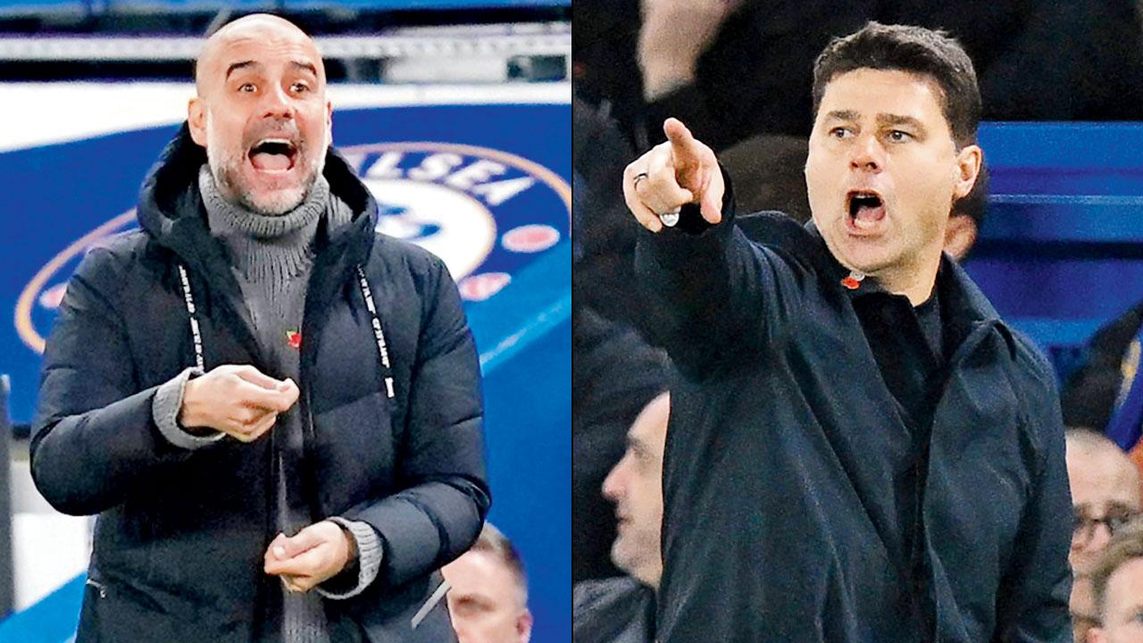 Pep Guardiola and Mauricio Pochettino