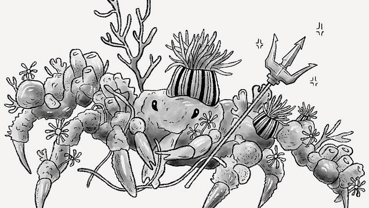 An illustration from Mehta’s book