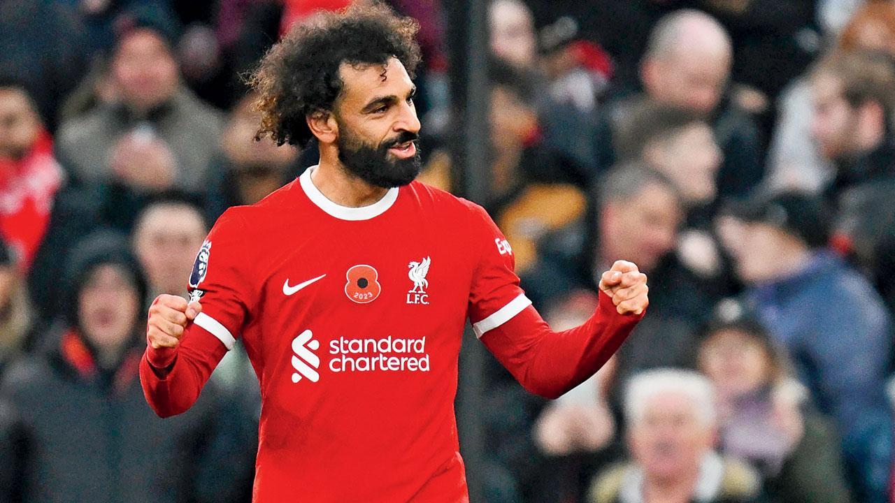 Liverpool’s Salah reaches 200 goals after brace in 3-0 victory at Brentford