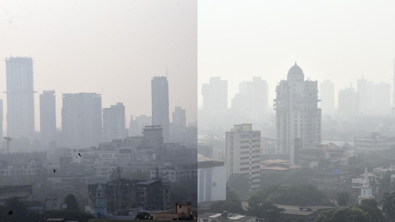In Photos: Mumbai's air quality in 'moderate' category, AQI at 199