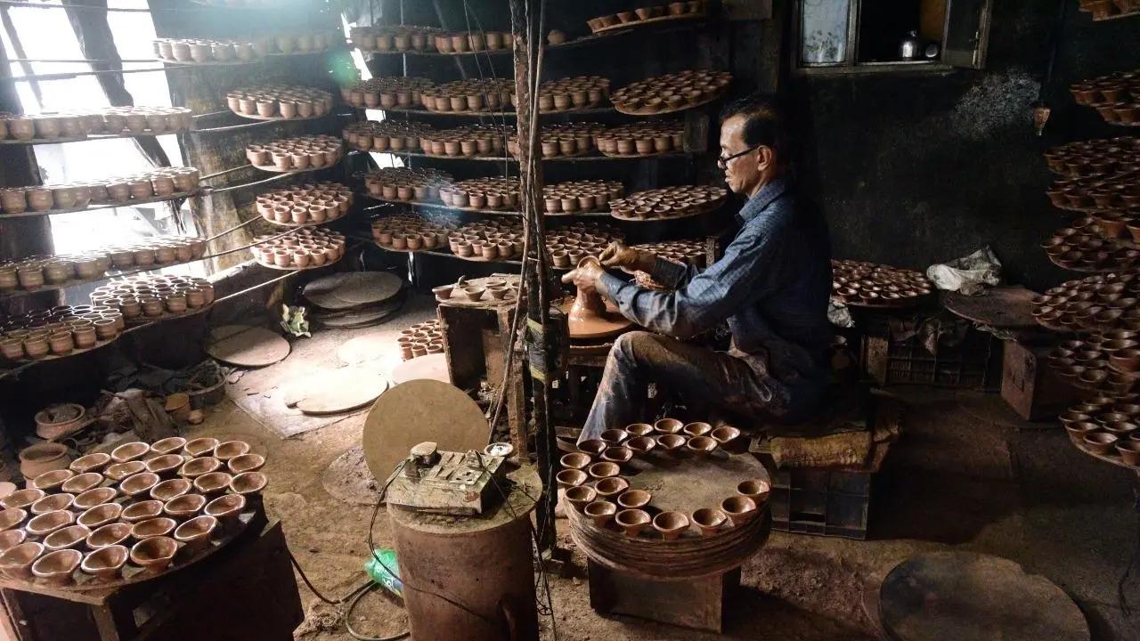 While the very basic mud diya is sold at Rs 10 in pairs, the price ranges from Rs 10 to Rs 200 depending on the shape, size, and artwork used for making the diya