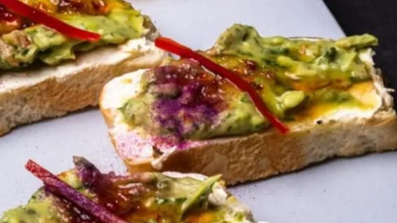 Taking inspiration from the Mumbai open toast sandwich, chef Parikshit Joshi at Someplace Else makes the Guacamole and cream cheese crostini that is mix of the classic and modern-day interpretations of the sandwich.