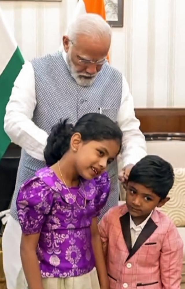 'Some memorable moments with my young friends!' PM Modi shared a video on the social media platform on Thursday