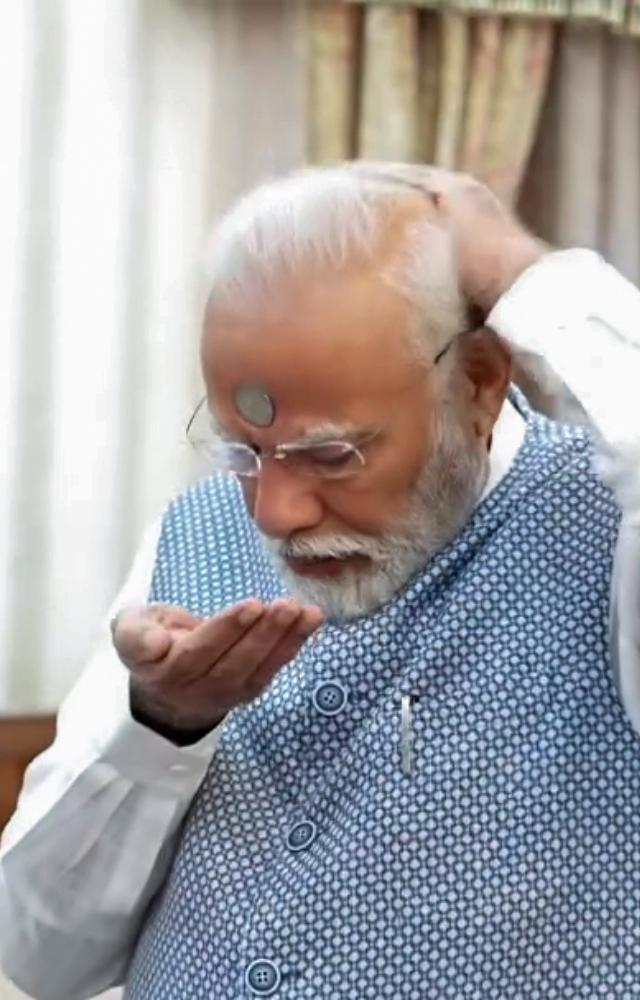 Earlier this year, PM Modi celebrated Raksha Bandhan with schoolchildren at his residence in the national capital