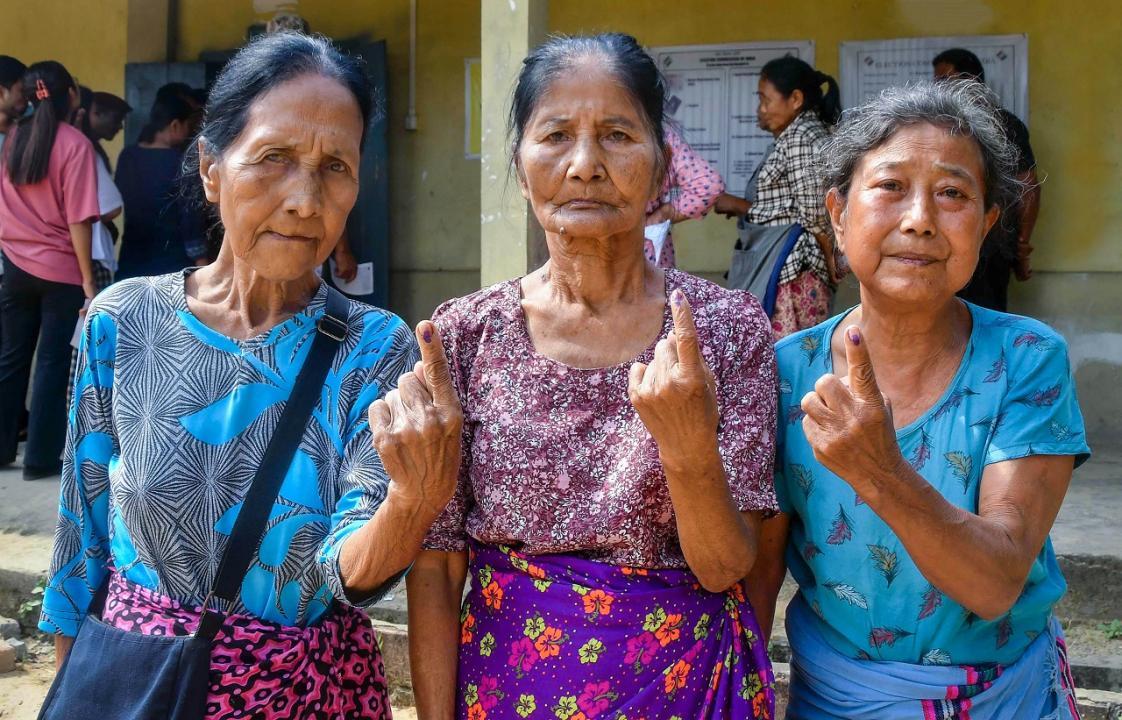 Nearly 69 per cent voter turnout till 3 pm in Mizoram assembly polls