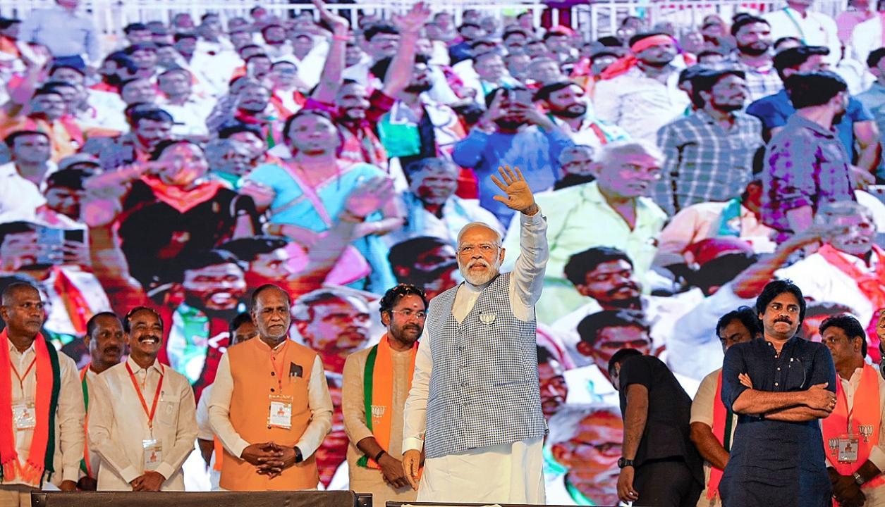DNA of Congress, BRS same, says PM Modi in rally in Hyderabad