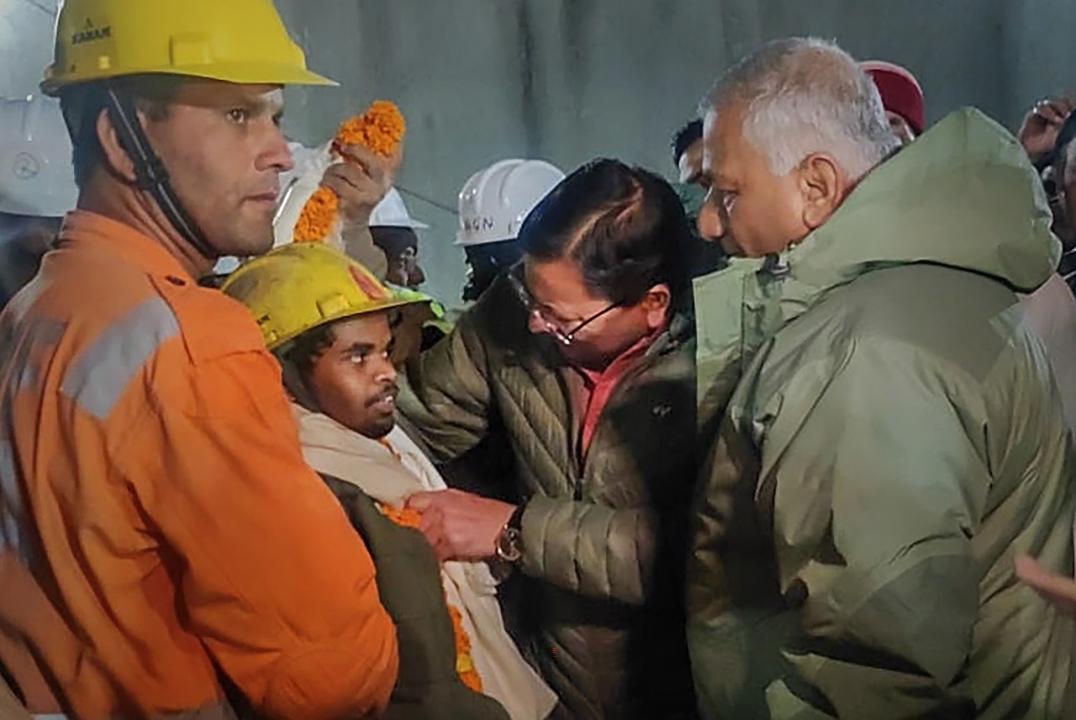 First worker evacuated from Silkyara tunnel; rescue operation underway