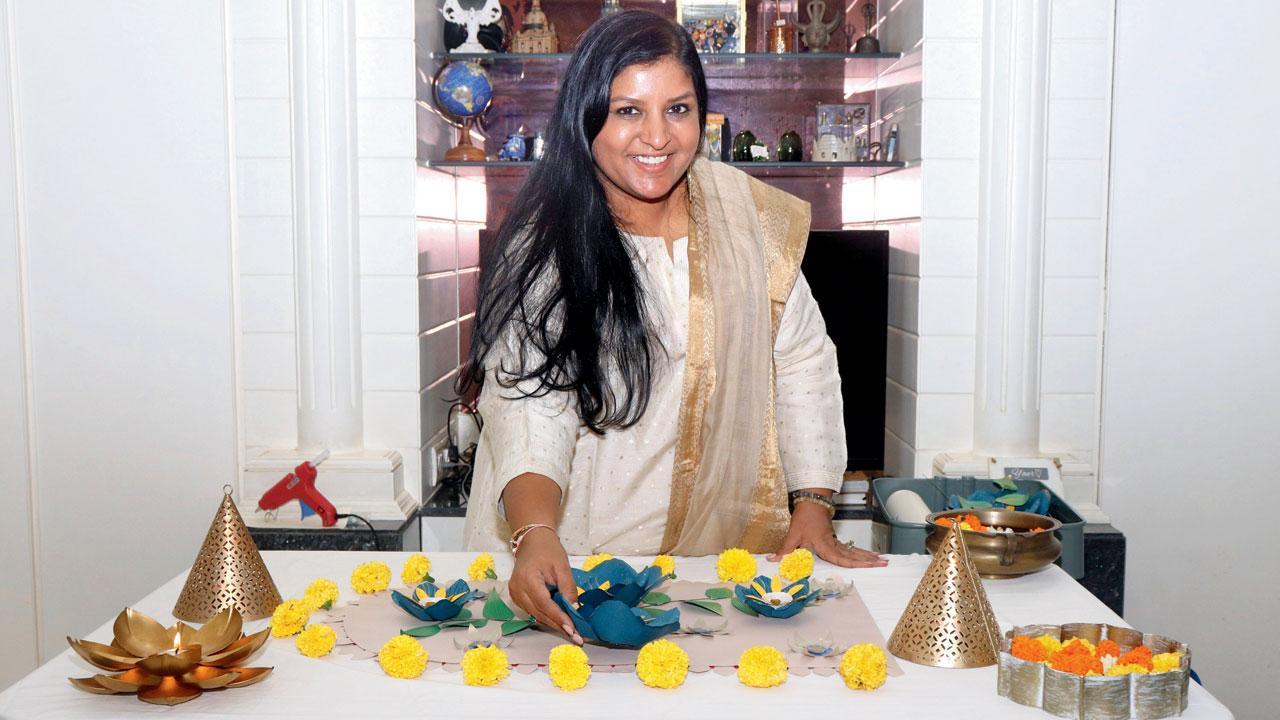 Paper florist on how to create paper rangoli that lasts throughout Diwali