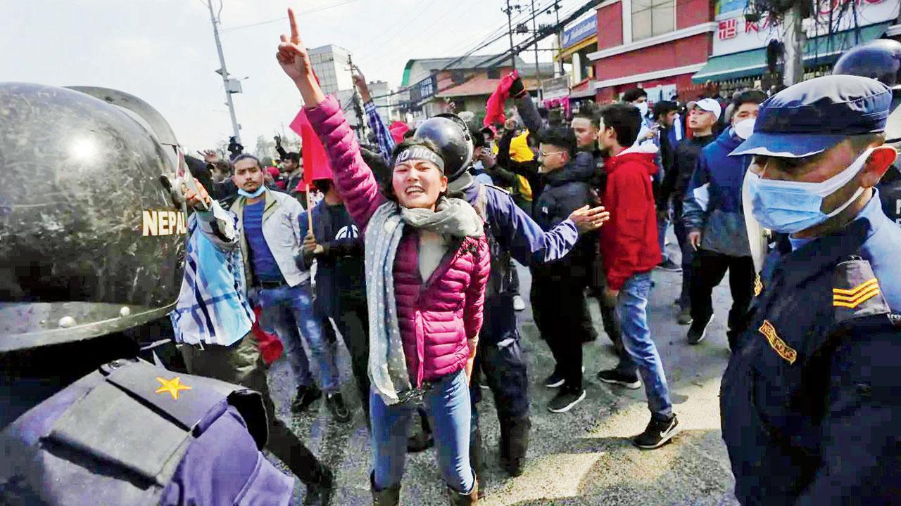 Nepal Police clash with ‘pro-monarchy’ protesters