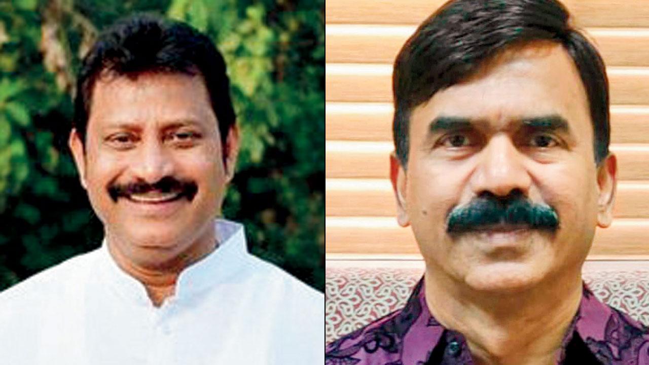 Rajshekhar Kotian, owner of Golden Lead restaurant; Reji Abraham, activist who raised concerns about extensive violations