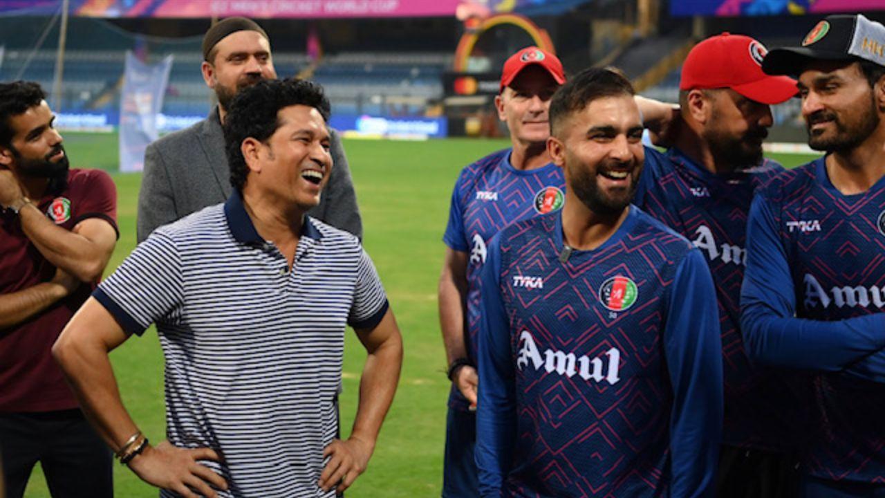 ICC World Cup 2023: Sachin boost for energetic Afghan team 