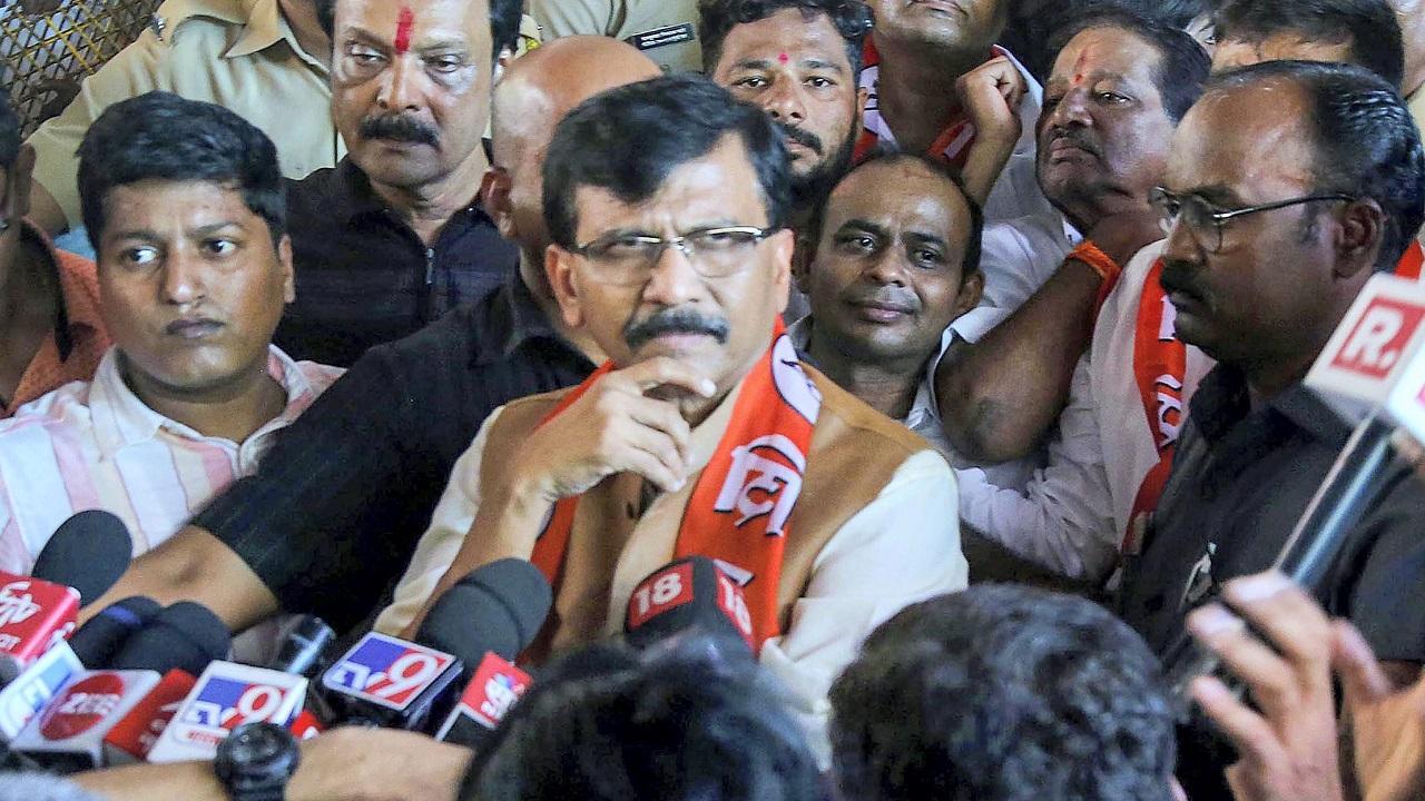 Lawmakers of Ajit Pawar, CM camps will fight on BJP symbol, claims Sanjay Raut