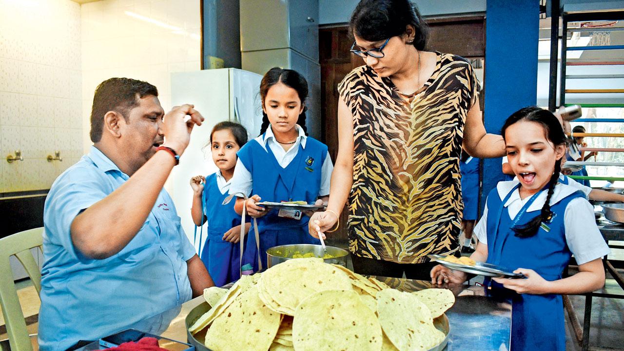 Food and extra-curricular activities, including cooking lessons, go hand in hand in the school’s focus towards personality development