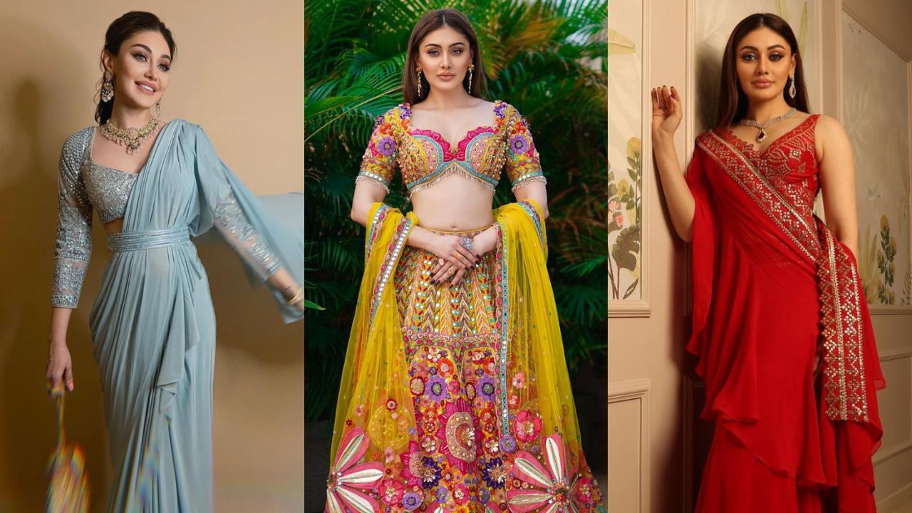 Shefali Jariwala: From saree, suit to lehengas, actress inspired wedding looks