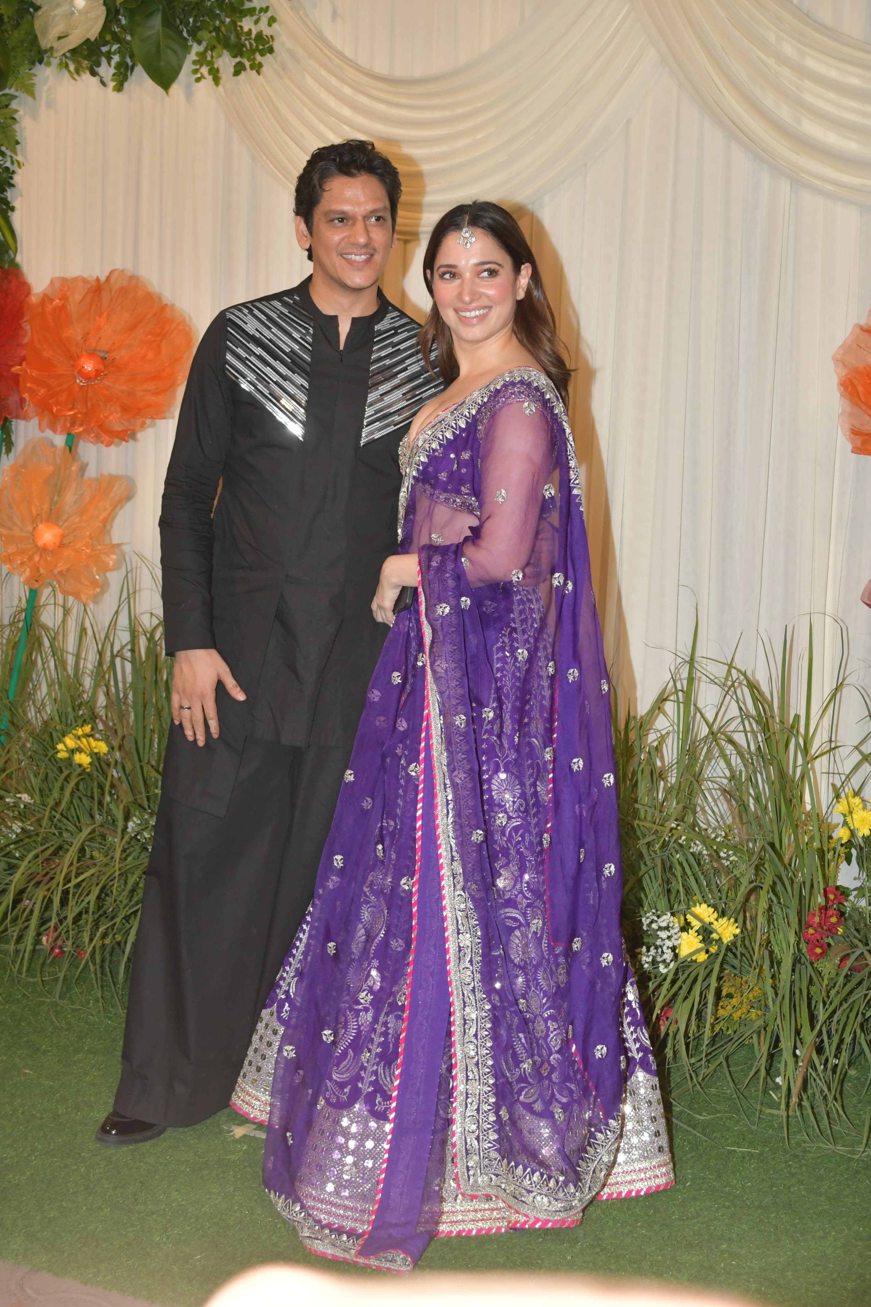 Power couple Tamannaah Bhatia and Vijay Varma looked stunning as the two came together for Shilpa Shetty's Diwali bash