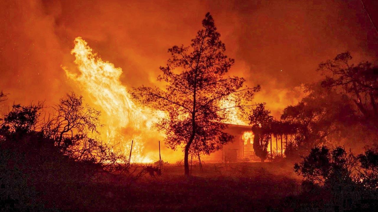 South Cali wildfire forces thousands to evacuate