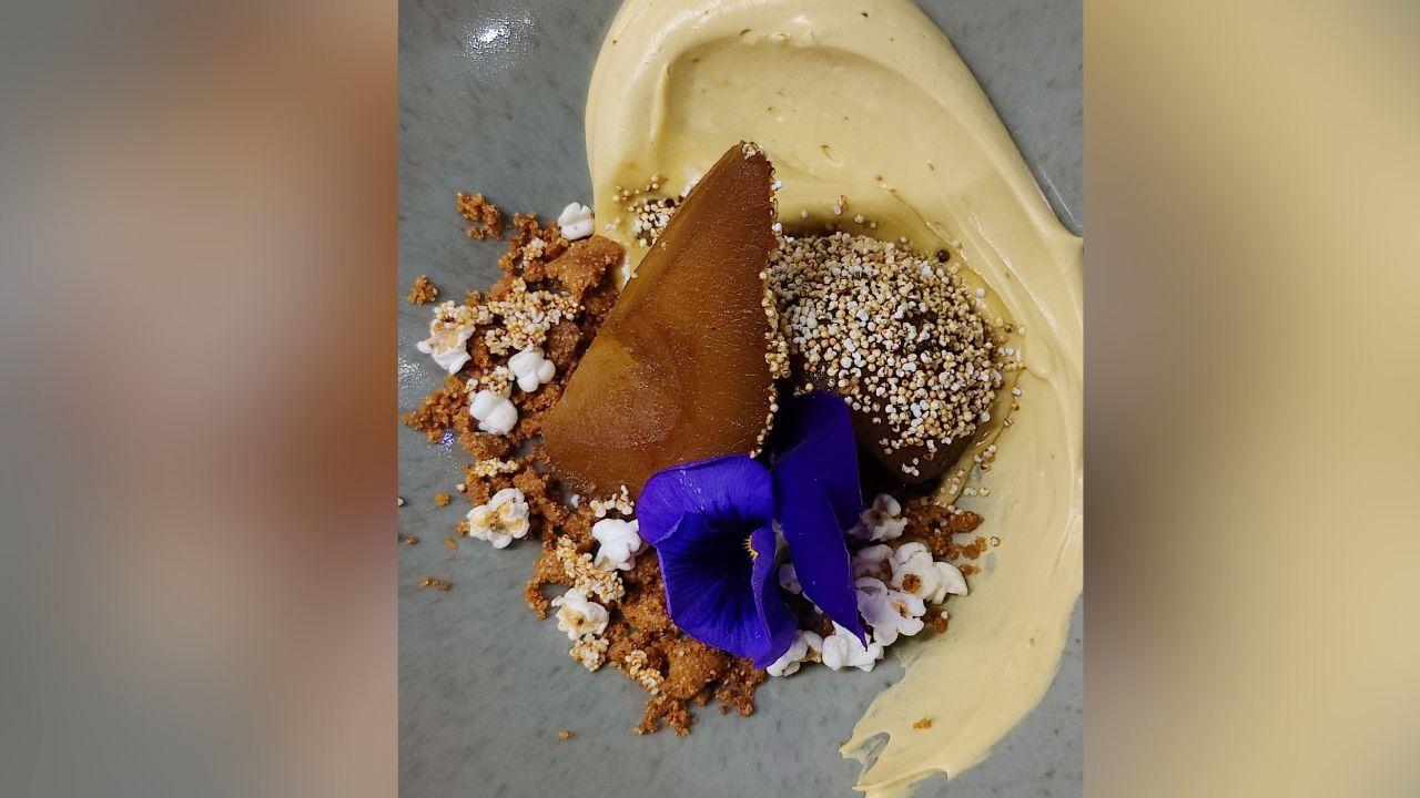 Elsewhere, chef ViveQ Pawar, who is the executive chef at Roxie in Bengaluru, says he and commi chef Diya Muralishankar recently made a Spiced Butter Poached Pear for the International Millet Festival in the city. Infused with warm spices, the luxurious pear was complemented by a textured Popped Millet Crumble for a delightful crunch. A velvety Millet Custard completed the ensemble, fusing the richness of pears with wholesome millet essence. 