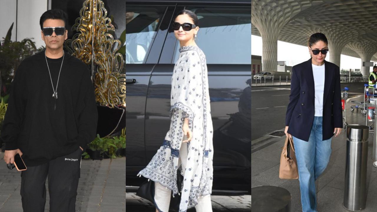 Spotted in the city: Kareena Kapoor, Alia Bhatt, Karan Johar and other