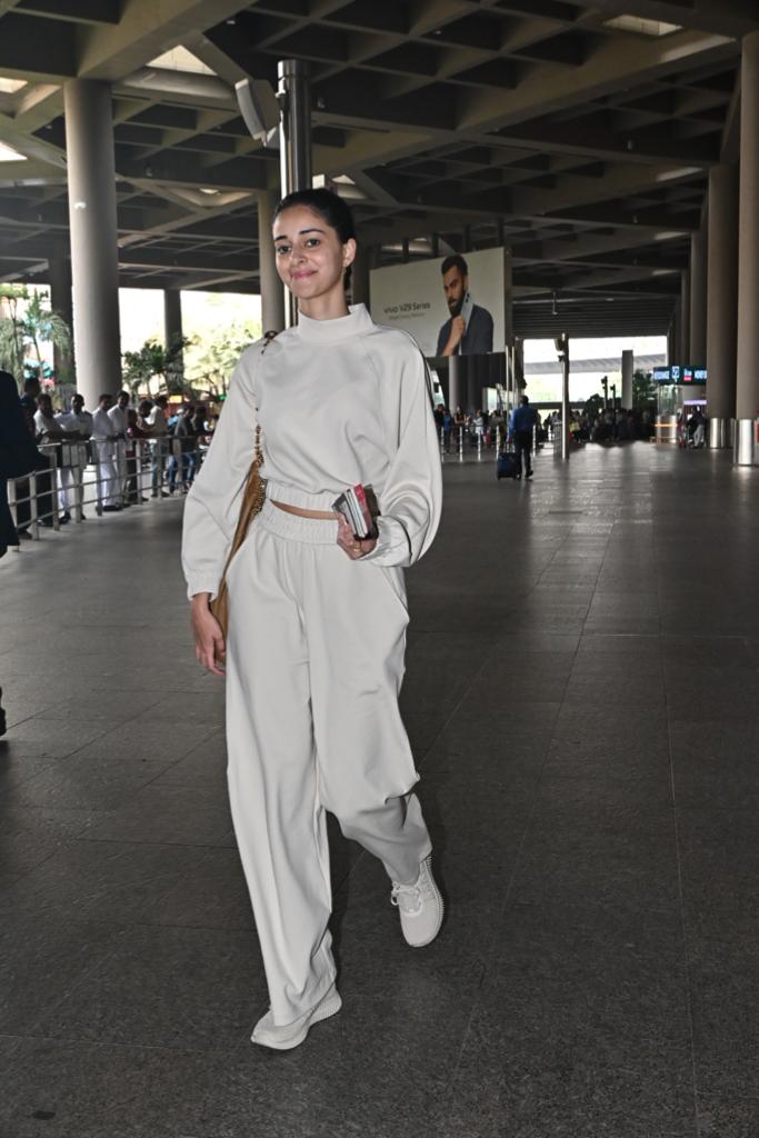 Ananya Panday who appeared on the latest episode of Koffee with Karan was clicked in the city