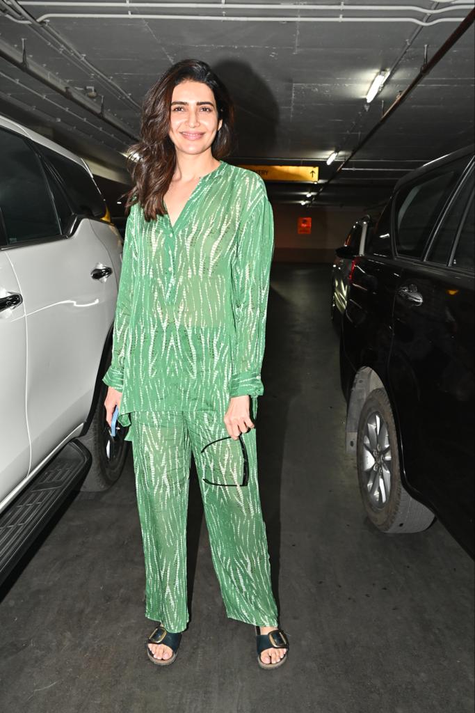 Karishma Tanna was spotted as she went out and about in the city