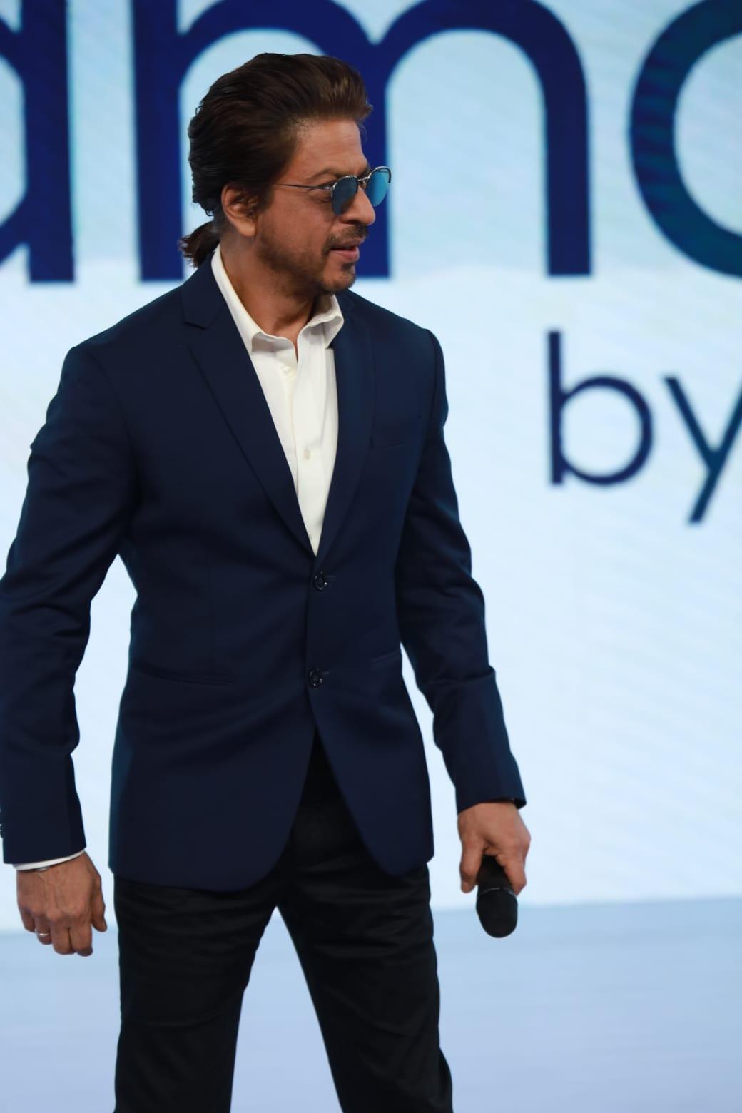 Shah Rukh Khan was spotted at an event in Delhi