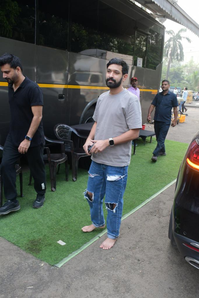 Vikrant Messy looked super cute as he was photographed in the city